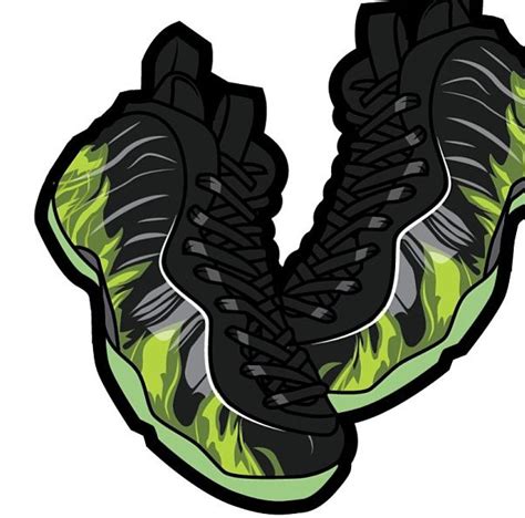 nike air foamposite  paranorman illustration sneaker art sneaker