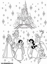 Coloring Pages Disney Sheets Da Princess Magic Castle Kids Nl Colorare Villains Pagine Colors Heaven Sharing Getdrawings Kingdom Disegni Choose sketch template