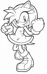 Sonic Amy Coloring Pages Rose Mario Knuckles Boom Printable Hedgehog Print Sheets Super Colouring Color Happy Birthday Tails Getcolorings Running sketch template