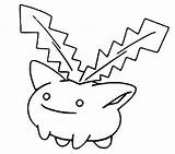 Pokemon Hoppip Coloring Pages Tyrunt Template sketch template