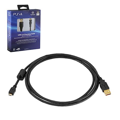 customer reviews powera usb charge cable  playstation  black cpfa   buy