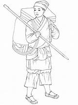 Song Tang Chinese Dynasty Commoner Traditional Clothes China Clothing Dynasties Beforeitsnews Robe Costume Ancient Outfit Sandals sketch template