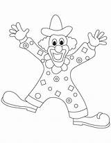 Clown Coloring Pages Clowns Dress Printable Kids Gangster Popular Template Coloringhome sketch template