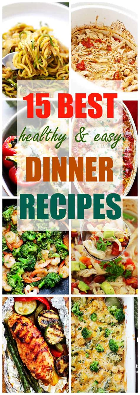 15 Best Healthy And Easy Dinner Recipes Diethood