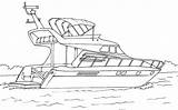 Bateau Navire Coloriages Yacht sketch template