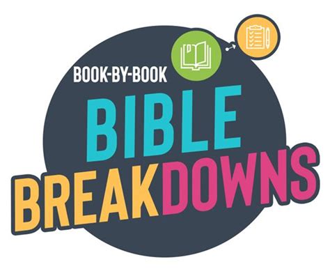 book  book bible breakdowns logo  shown   open book
