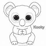 Beanie Boos Koala Kooky Xcolorings Corky Moonlight Fiona Plushy Tagged Toys 1100px sketch template