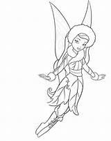 Pages Coloring Fairy Silvermist Disney Tinkerbell Choose Board Colouring sketch template