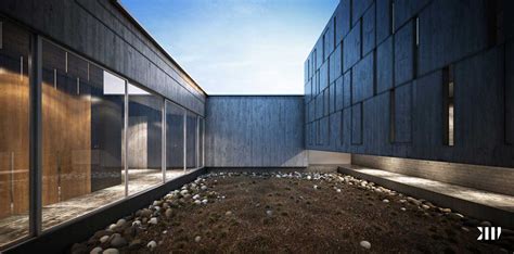modern  minimalist design courtyard interior design ideas