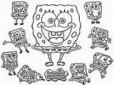 Spongebob Coloring Pages Squarepants Birthday Printable Happy Characters Karate Christmas Color Kids Clipart Funny Print Library Cliparts Drawing Sheets Game sketch template