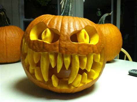 scary pumpkins that ll send trick or treaters running scary pumpkin
