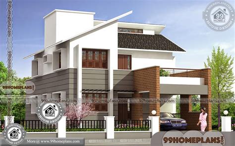 storey house  contemporary style latest exterior design plans
