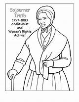 Women Coloring Harriet History Tubman Pages Month Printable Sheets Truth Sojourner Color Worksheets Rosa Parks Activities Drawing Girl Bus Colouring sketch template