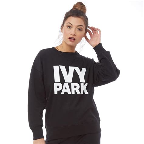 Buy Ivy Park Womens Logo Sweat Black