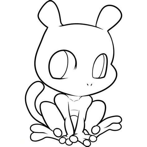 cute chibi mewtwo coloring page  print  coloring