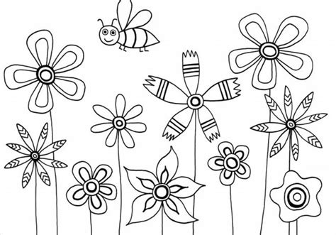 cute flower coloring pages  getcoloringscom  printable