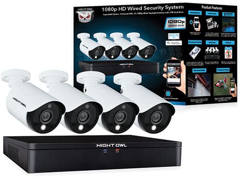 night owl cx series  channel  camera indooroutdoor wired p tb dvr surveillance system