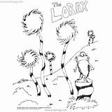 Lorax Truffula Xcolorings sketch template