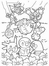 Coloring Pokemon Pages Diamond Pearl Printable Pokémon Print Old Sheets Year Adult Cute Kids Color Picgifs Sheet Unique Nidoking Books sketch template