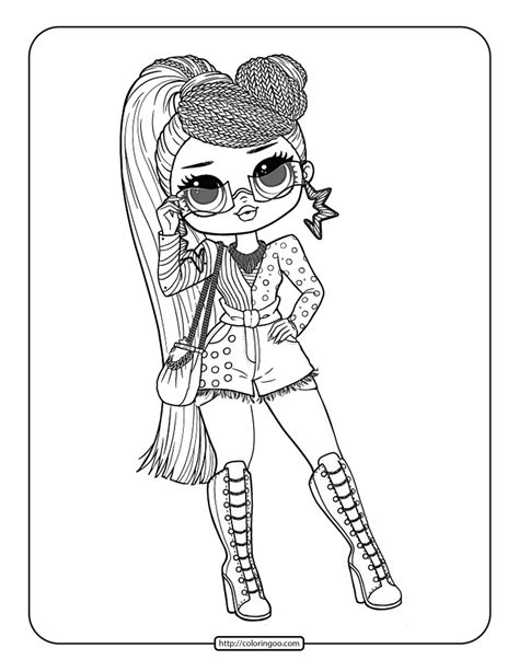 lol surprise daring diva coloring pages cartoon coloring pages girly