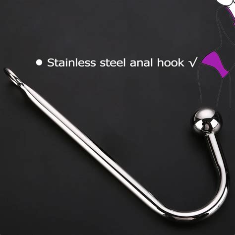 Anal Hook Stainless Steel Sex Toys For Man Metal Butt Hook Dilator