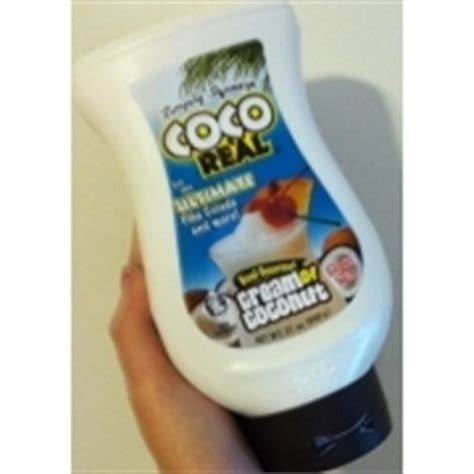 coco real cream  coconut simply squeeze calories nutrition