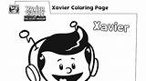 Xavier Riddle sketch template