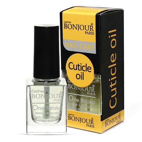 buy bonjour paris nail polish nail care tranparent cuticle oil  ml