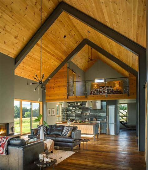 small  cozy modern barn house getaway  vermont