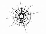 Bullet Hole Drawing Glass Broken Getdrawings Drawings Paintingvalley sketch template