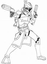 Commander Coloring Wars Pages Star Wolffe Phase Lines Spartan Deviantart Helmet sketch template