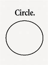 Circle Drawing Printable Shapes Activities Coloring Kids Preschool Geometry Simple Outline Pages Drawings Color Worksheets Words Circles Toddlers Clipart Sketch sketch template