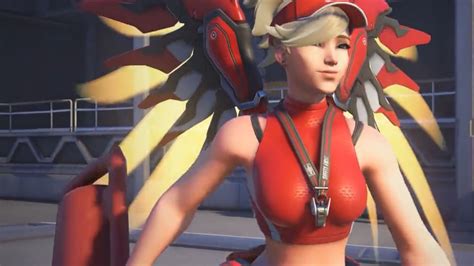 overwatch  fans  calling mercy mommy    lifeguard skin