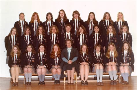 Girls School Class With Miss Nisbet 1972