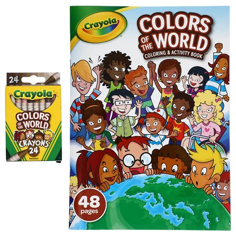 crayola colors   world coloring  activity book  etsy