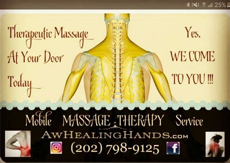 aw healing hands mobile massage 31 photos massage alexandria va