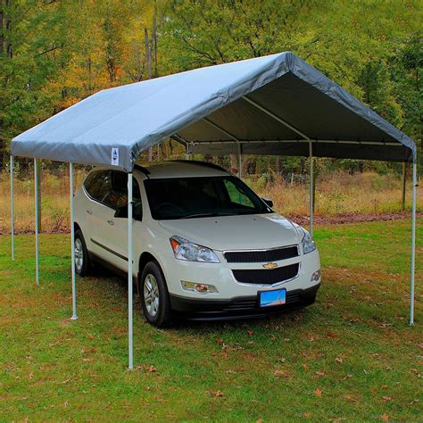 king replacement canopy silver    carport