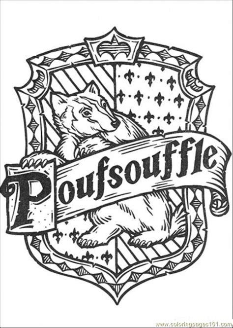 hufflepuff coloring pages coloring pages