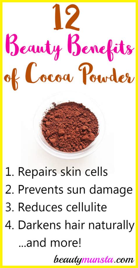 12 beauty benefits of cocoa powder beautymunsta free