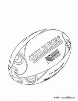 Rugby Ballon Coloriage Pelota Officiel Copa Colorier Hellokids Coloriages Helmet Paintingvalley sketch template
