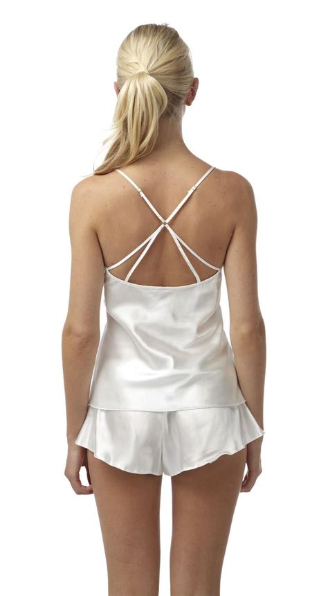 satin camisole set cami top french knickers nightwear ebay