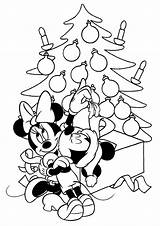 Mickey Mouse Coloring Minnie Christmas Pages Tree Printable Disney Baby Color Kids Print Window Getcolorings Cartoon Girls Mistletoe Santa Comments sketch template