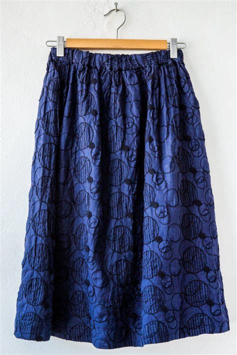 ichi antiques indigo skirt skirts ichi clothes