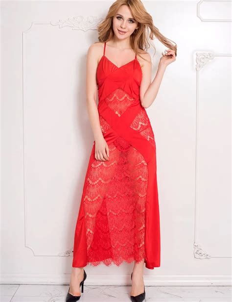 rq red   summer dresses fashion ankle length flare dress sexy solid dress bandage