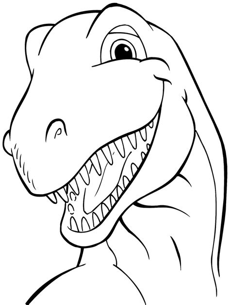 animal dinosaurs tyrannosaurus rex coloring sheets  printable