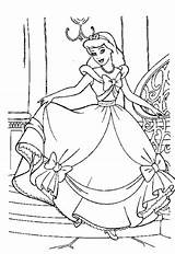 Cenerentola Principesse Cinderella Stampare Principessa sketch template