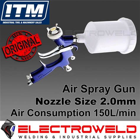 itm air spray gun gravity feed  mm nozzle ml painting paint sprayer tm   prices