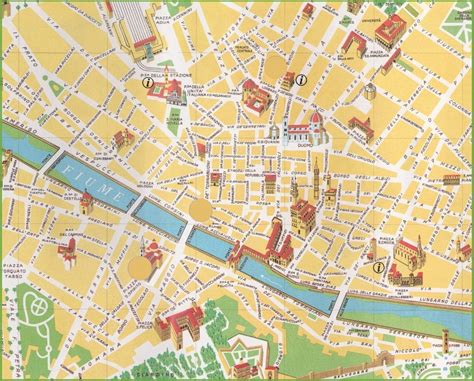 florence city centre map  regard  printable map  florence italy printable maps