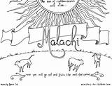 Malachi Coloring Bible Pages Book Children Minor Kids School Sunday Prophets Preschool Crafts Activities Lessons Ministry Based Template Sun Verses sketch template