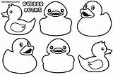 Rubber Duck Coloring sketch template